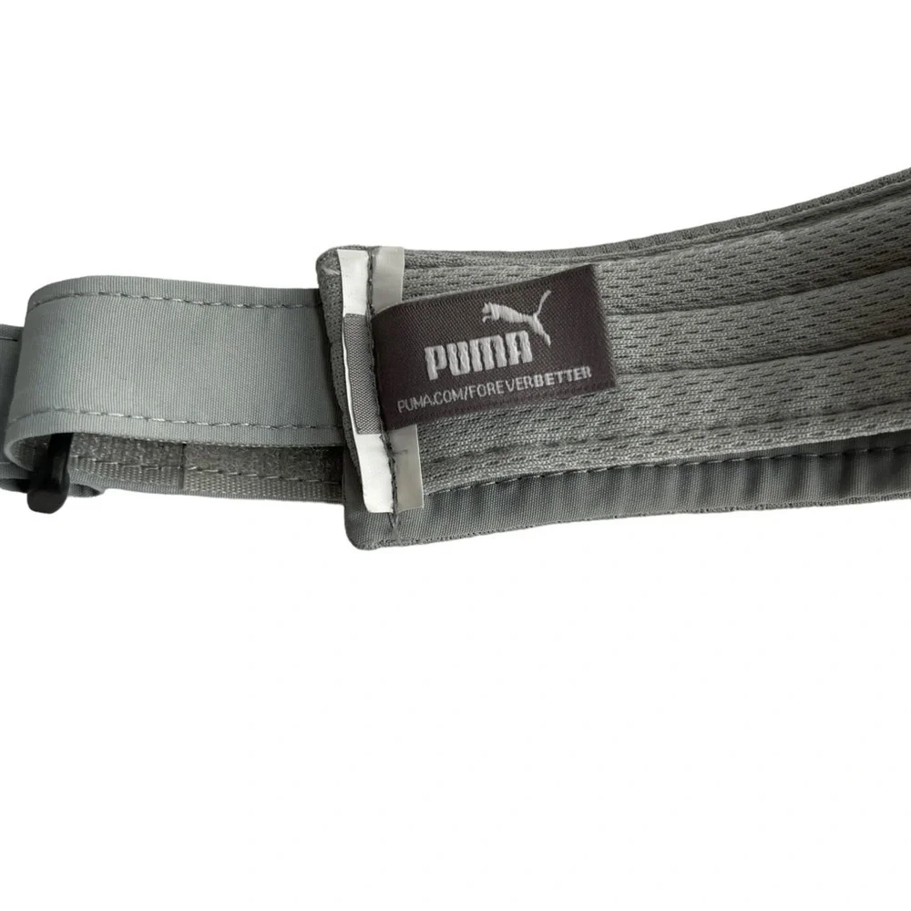 Puma visor adjustable grey black logo sports summer - Picture 8 of 10